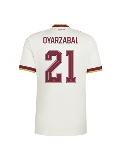 Spanien Mikel Oyarzabal #21 Auswärtstrikot WM 2026 Kurzarm Spanien Mikel Oyarzabal #21 Auswärtstrikot WM 2026 Kurzarm